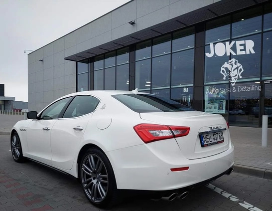 Maserati Ghibli cena 147600 przebieg: 64508, rok produkcji 2016 z Ełk małe 56